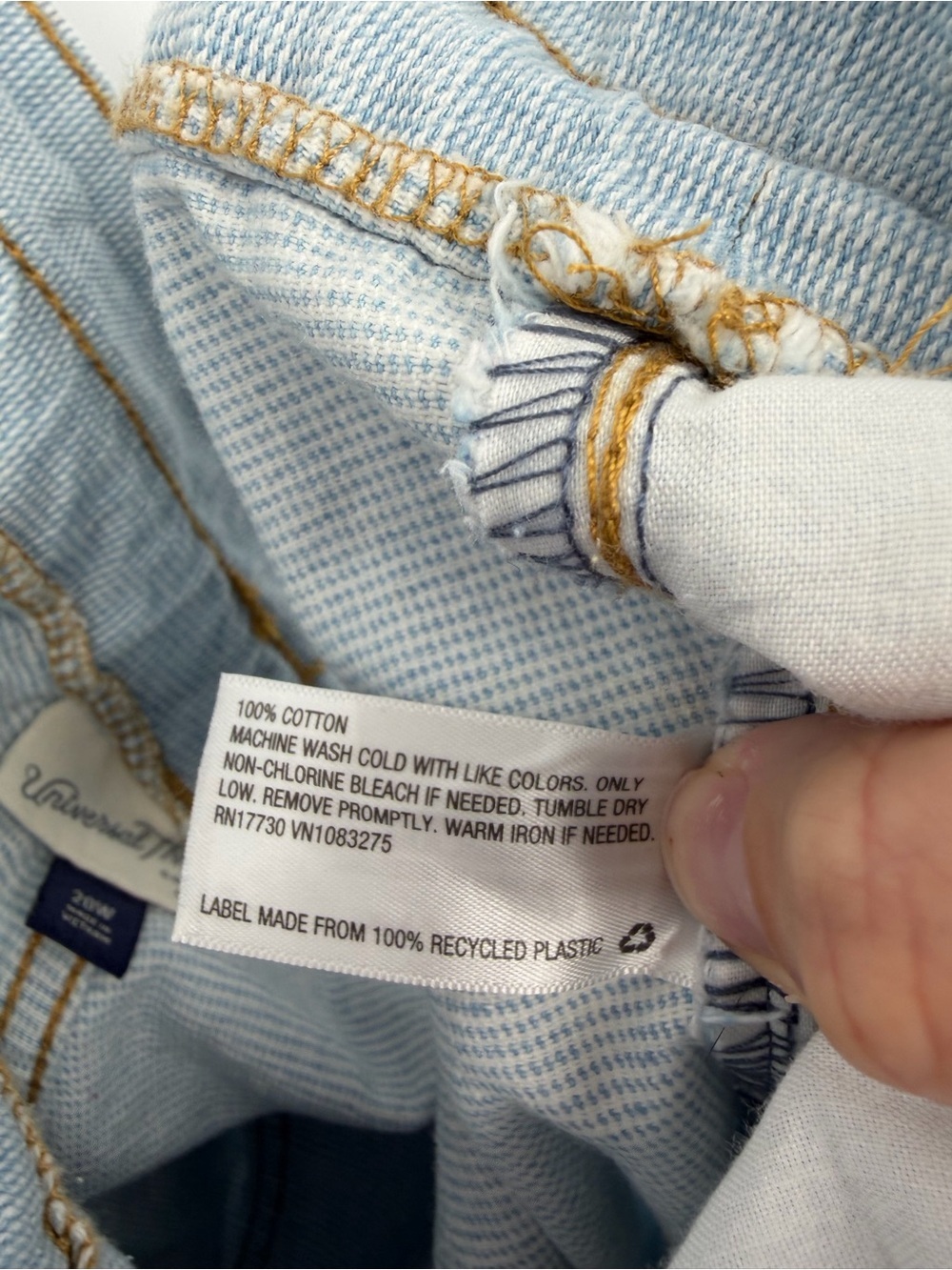 Universal Thread Light Blue Denim Capris - Picture 8 of 8